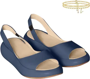 Sherum Womens Flat Spring-Summer Sandals, Dotmalls Slip On Comfy Slippers, Arch Support for Beach, Travel Daily Use