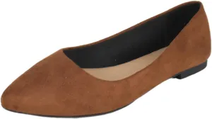 Soda City Classified Women Casual Flat Office Shoes Wide Width Fit Pointy Toe W-Hold