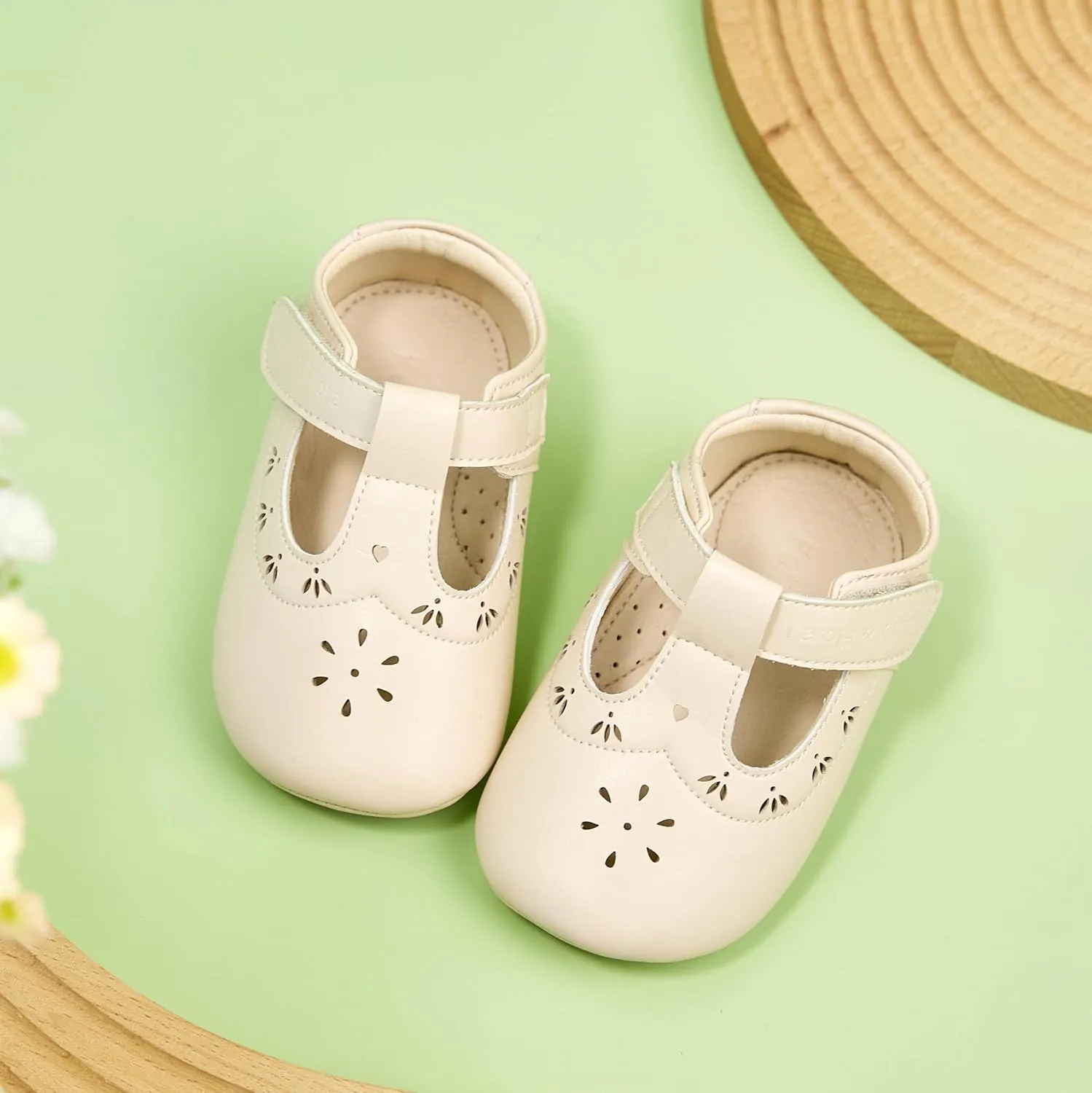 Soft Sole Baby Dress Shoes - Infant Baby Walking Shoes Moccasinss Rubber Sole Crib Shoes.