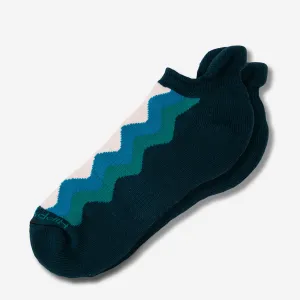 Space Wave Ankles - Peacock
