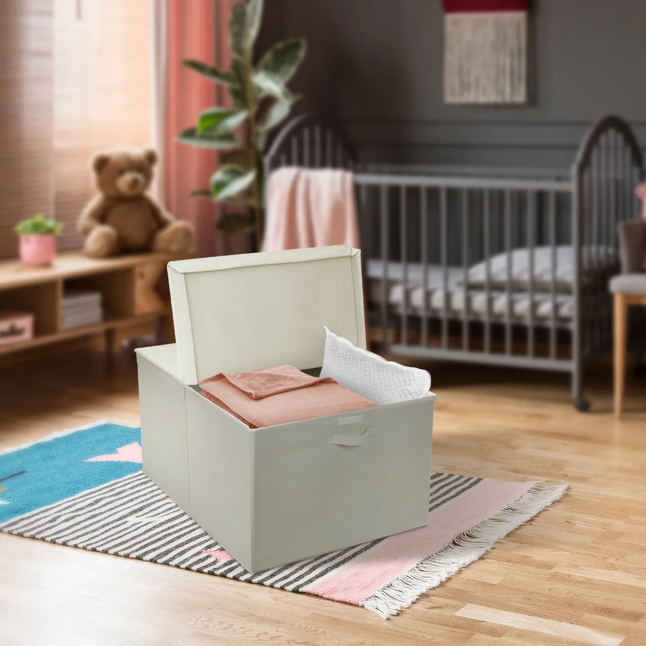 Square Storage Toy Chest Bin