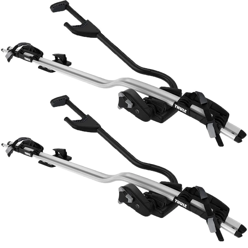 THULE ProRide 598 Aluminium Roof-Mounted Upright Bike Carriers x 2