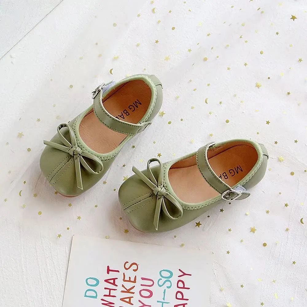 TN TANGNEST Toddler Girls Ballet Flats Bowknot Mary Jane School Wedding Party Dress Shoes