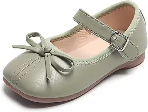 TN TANGNEST Toddler Girls Ballet Flats Bowknot Mary Jane School Wedding Party Dress Shoes