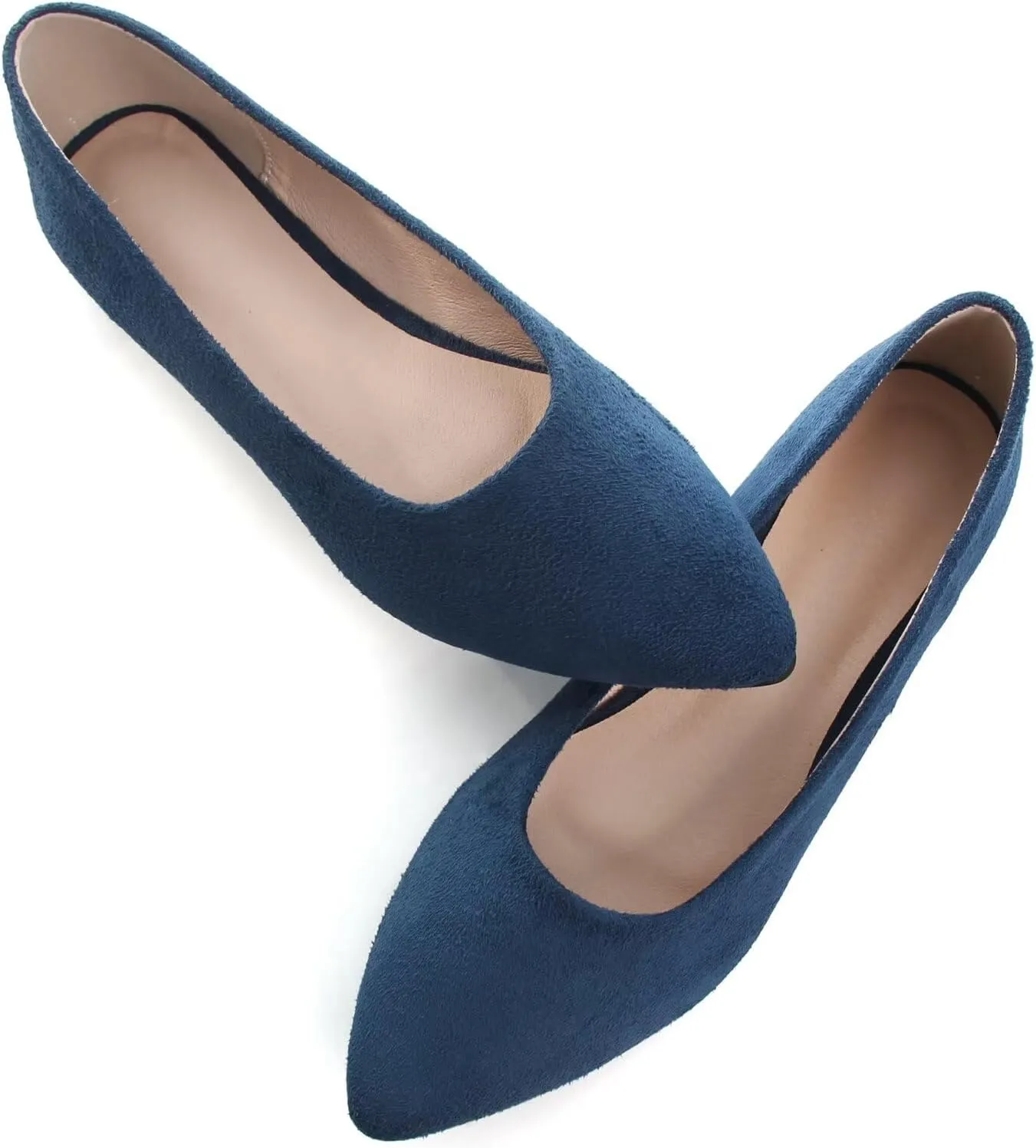 TN TANGNEST Womens Ballet Flats Pointed Toe Flat Shoes Cute Slip On Loafers Comfortable Dress Shoes