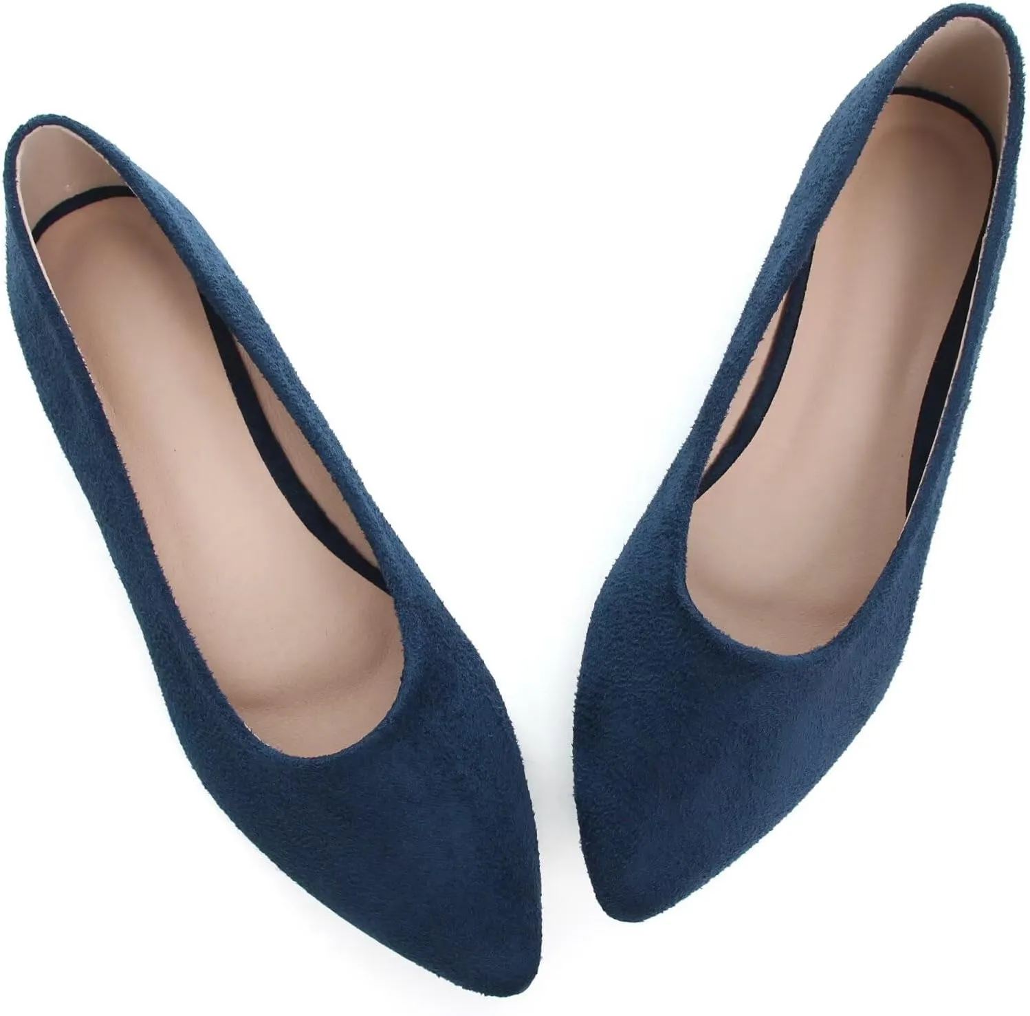 TN TANGNEST Womens Ballet Flats Pointed Toe Flat Shoes Cute Slip On Loafers Comfortable Dress Shoes
