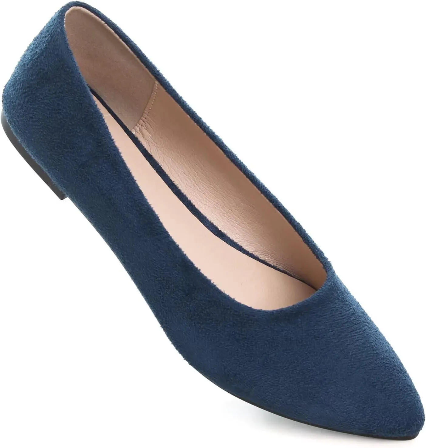 TN TANGNEST Womens Ballet Flats Pointed Toe Flat Shoes Cute Slip On Loafers Comfortable Dress Shoes