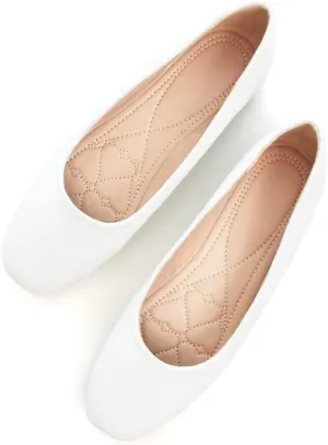 TN TANGNEST Women's Fashion Square Toe Ballet Shoes Comfortable Slip On Flats