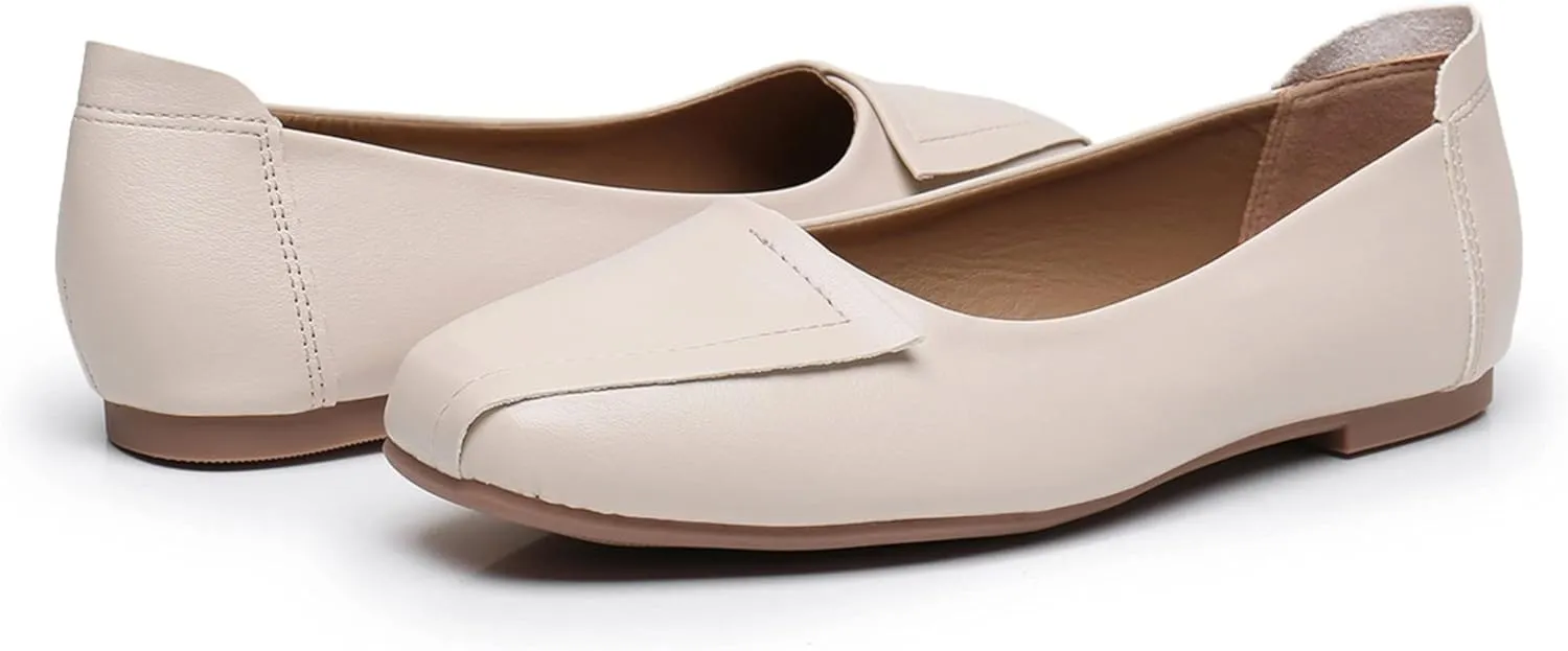 VenusCelia Women's Plain Dance Flat Shoe