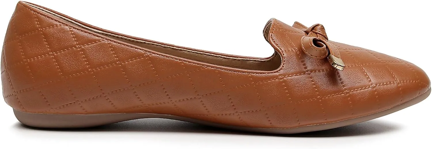 VenusCelia Women's Serenity Bow Flat Shoe