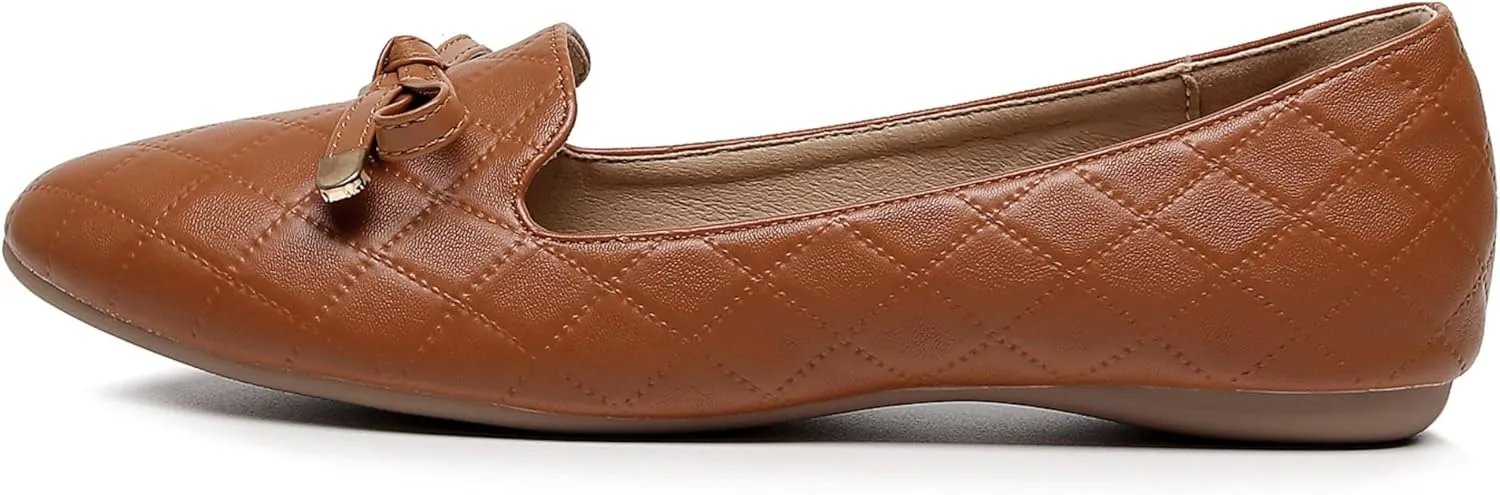 VenusCelia Women's Serenity Bow Flat Shoe