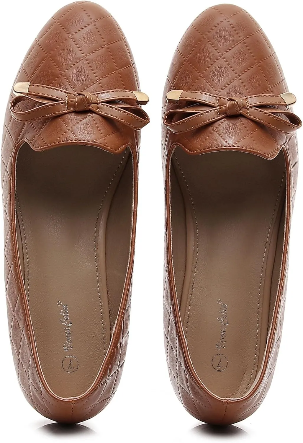VenusCelia Women's Serenity Bow Flat Shoe