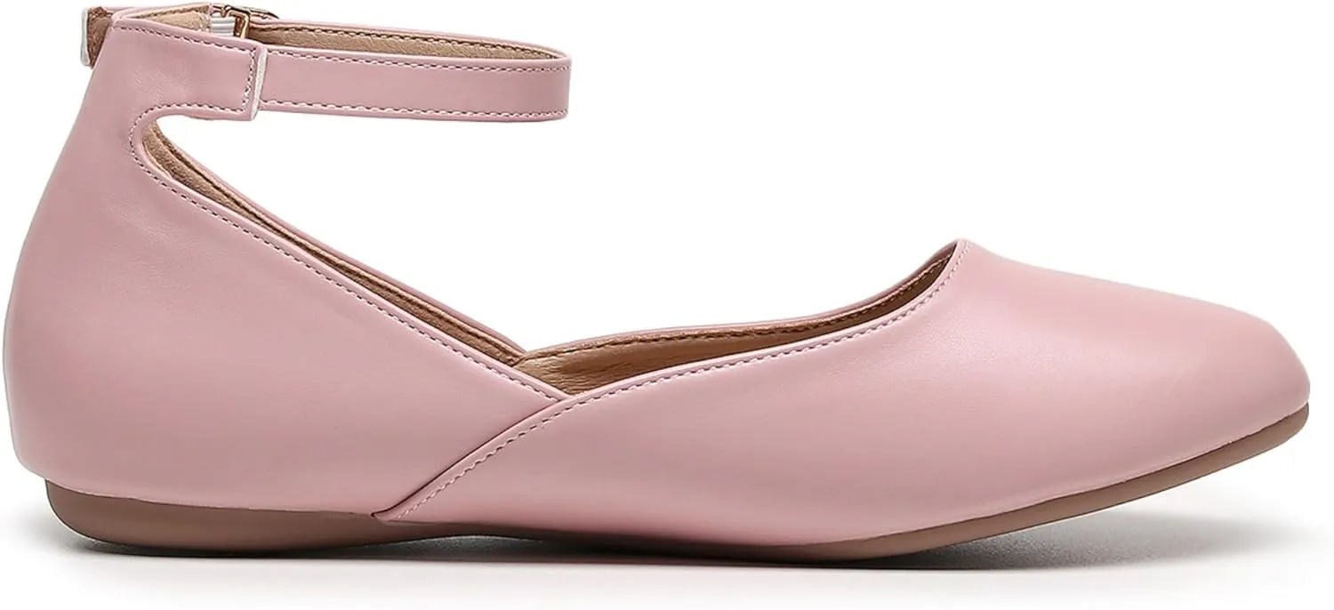 VenusCelia Women's Serenity Strap Flats Shoe