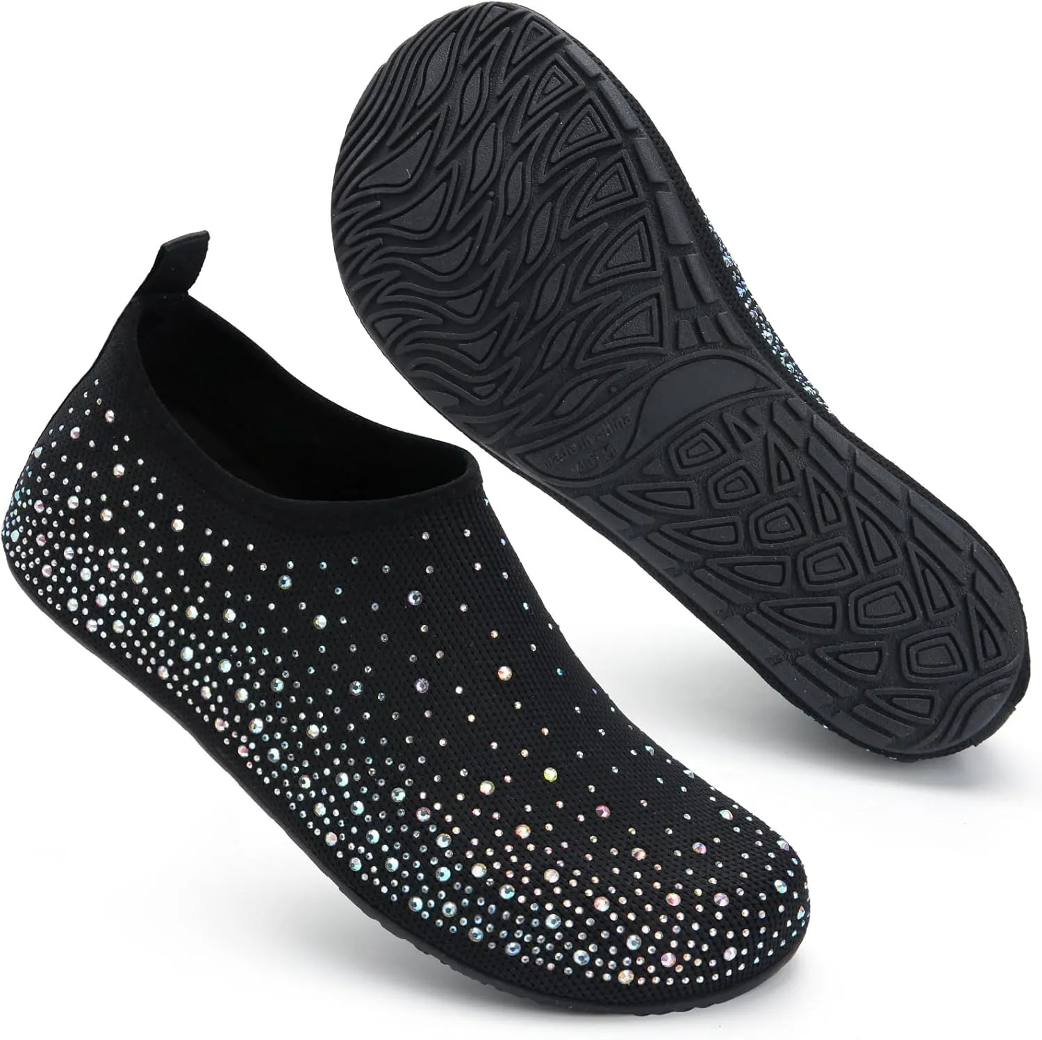 WateLves Womens Barefoot Water Shoes Travel House Slippers for Indoor and Outdoor Aqua Socks for Beach Swim Surf Yoga Dancing Camping Must Haves