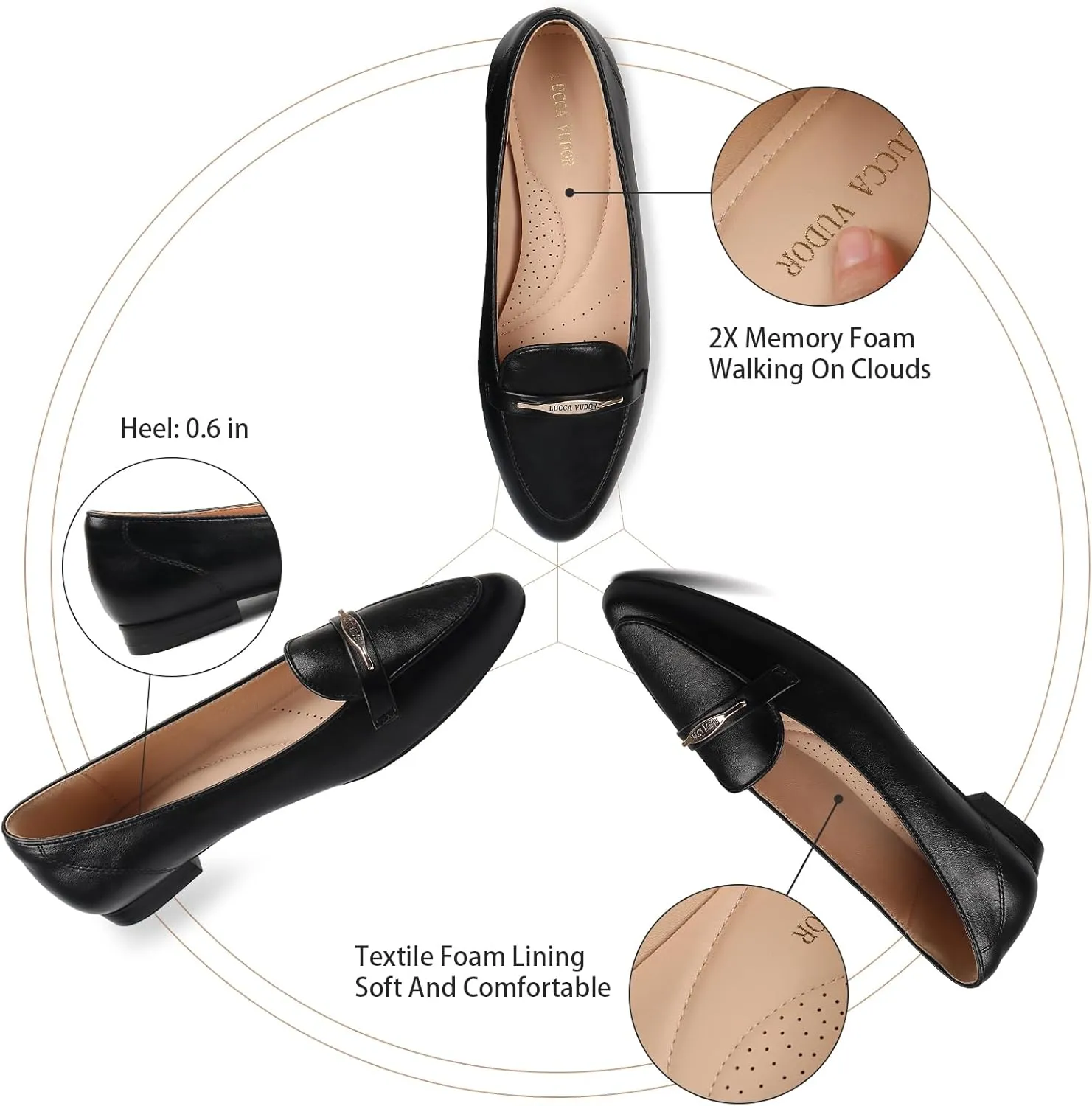 Women's Classic Ballet Flats Casual Comfort Slip On Flats ShoesComfortable Slip OnBallet ShoesSlip On CasualFlat Shoesfor Walking,Home, Daily Driving, Dressy for Women's