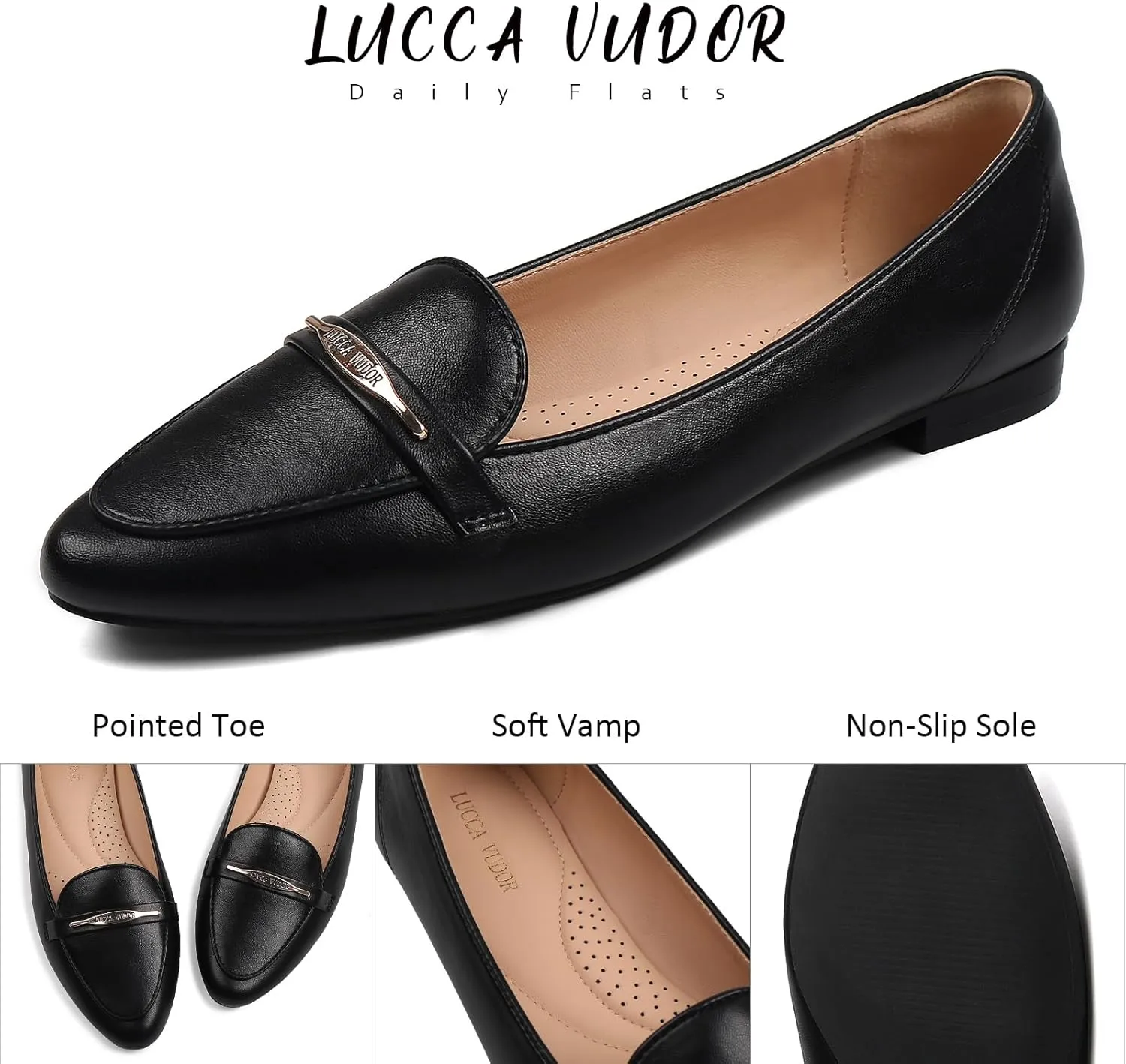 Women's Classic Ballet Flats Casual Comfort Slip On Flats ShoesComfortable Slip OnBallet ShoesSlip On CasualFlat Shoesfor Walking,Home, Daily Driving, Dressy for Women's