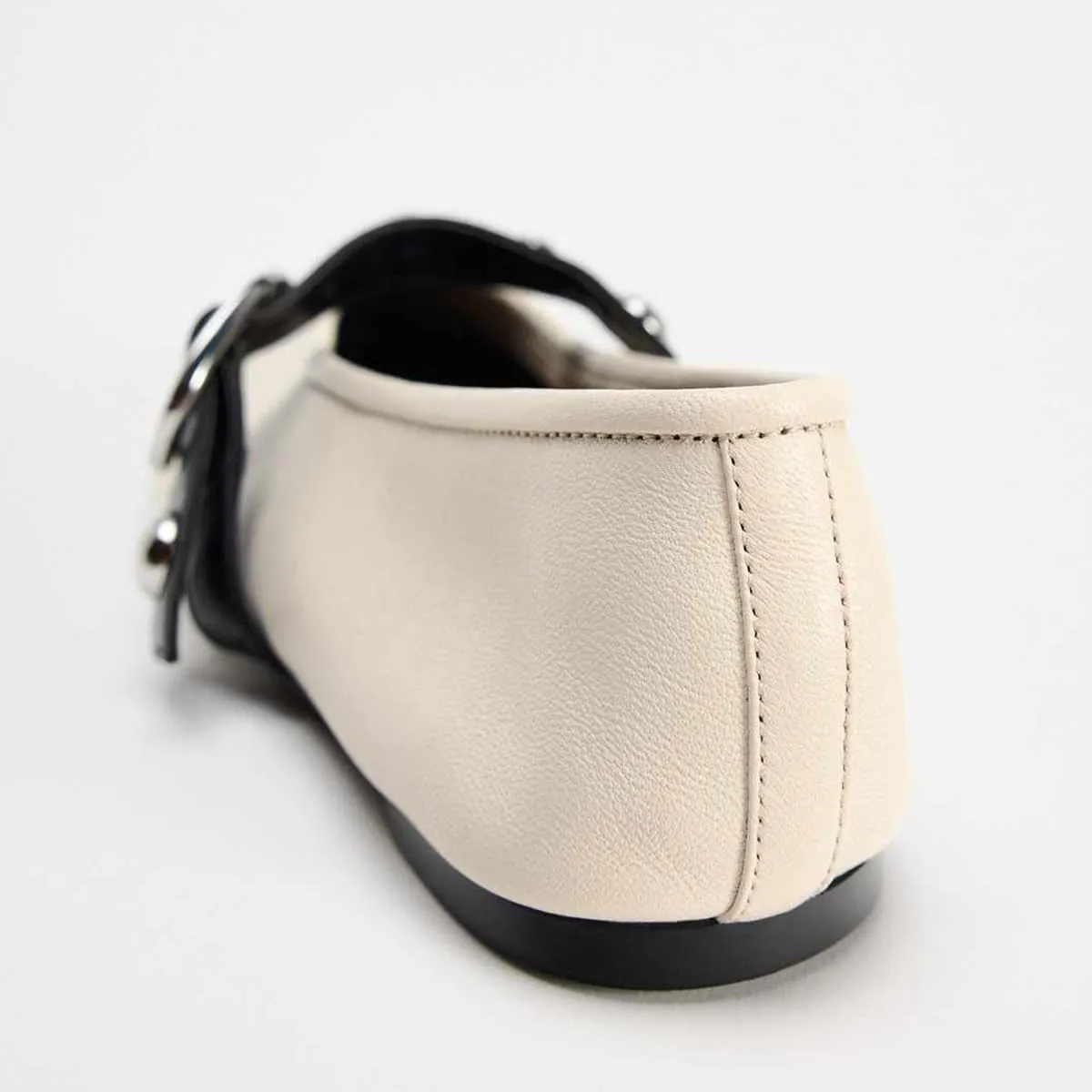 Women's Elegant Patent Ballet Flats Buckle Strap Mary Jane Flats Round Toe Ballet Flat Shoes for Women