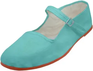 Women's Mary Jane Cotton Shoes Ballerina Ballet Flat Slip on Slippers Multiple Colors