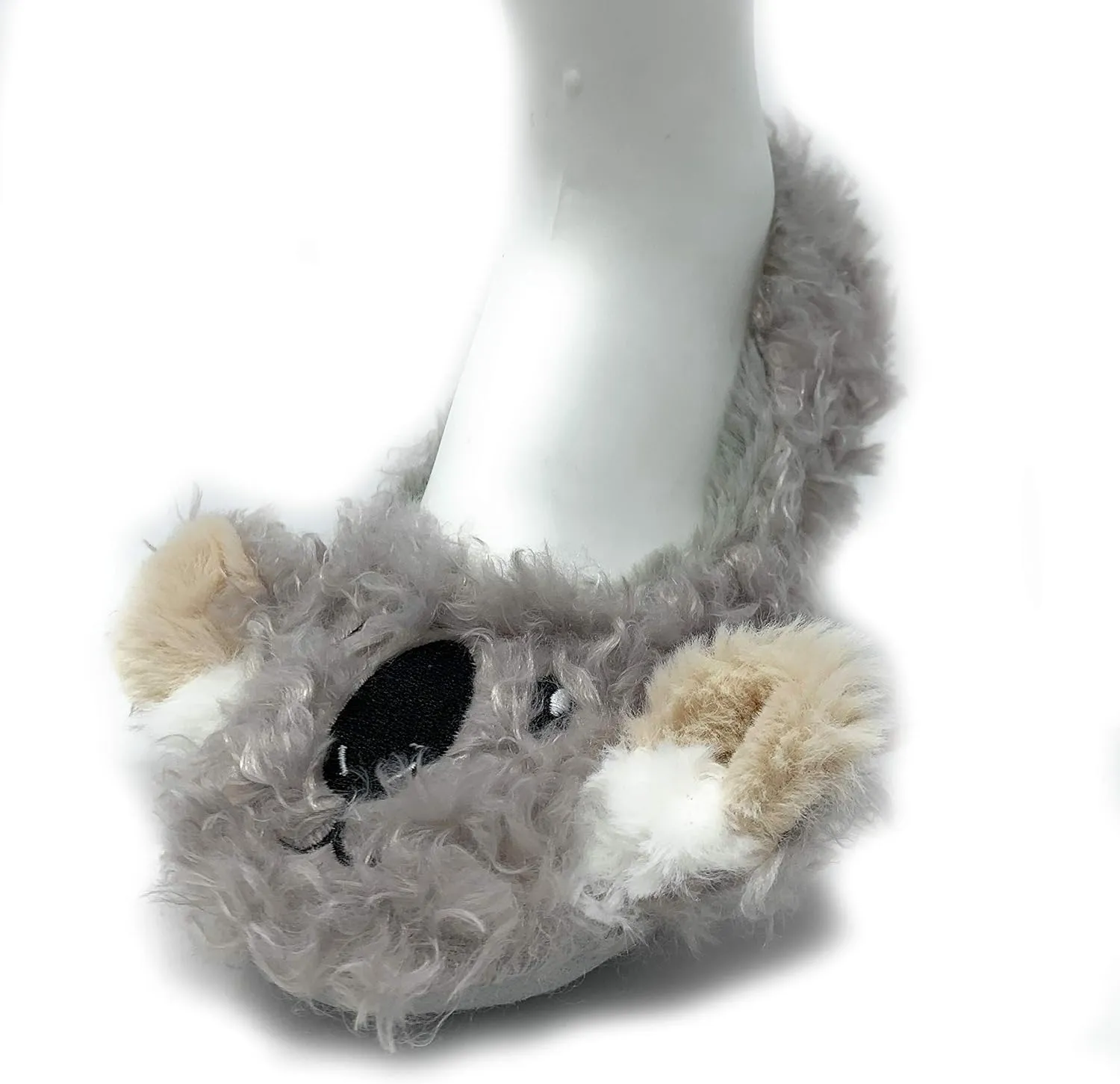 Womens Travel Buddy Animail Plush House Slippers, Trip Fuuny Novelty Fuzzy Socks