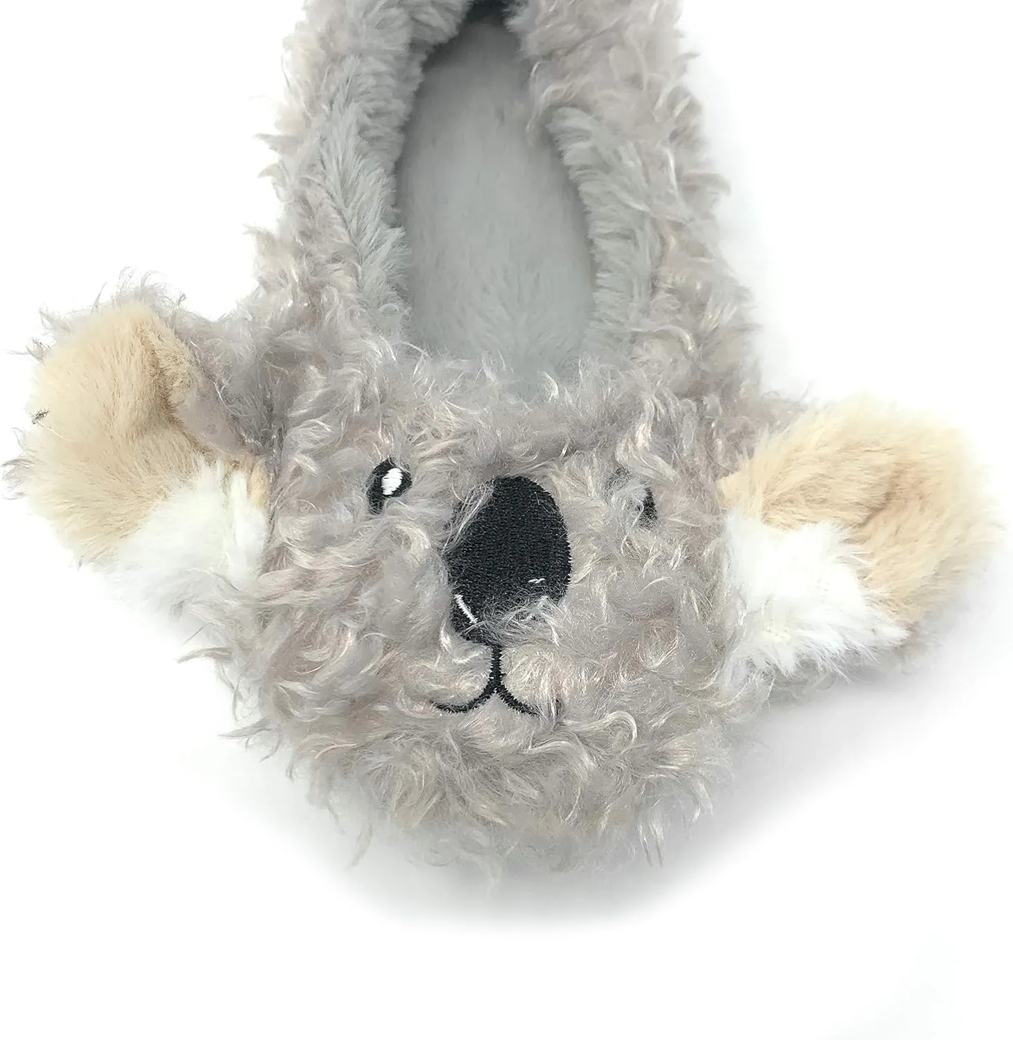 Womens Travel Buddy Animail Plush House Slippers, Trip Fuuny Novelty Fuzzy Socks